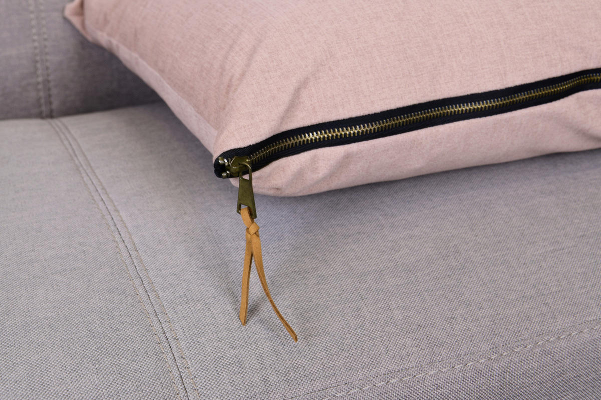ZIERKISSEN  - Altrosa, Basics, Textil (45/45/10cm)
