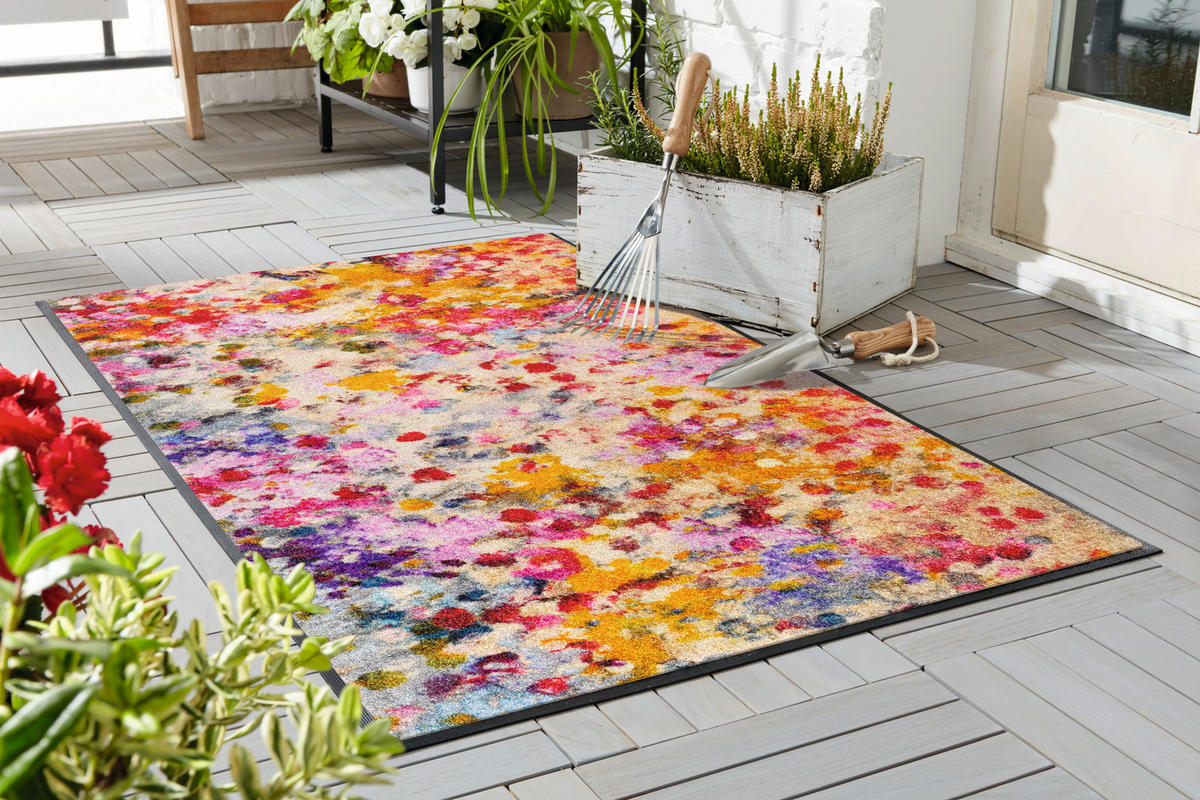 DVEŘNÍ ROHOŽKA, 75/120 cm, vícebarevná - vícebarevná, Konvenční, textil/plast (75/120cm) - Esposa