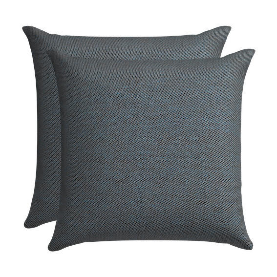 ZIERKISSENSET in Dunkelblau Uni 48/48 cm  - Dunkelblau, Basics, Textil (48/48cm)