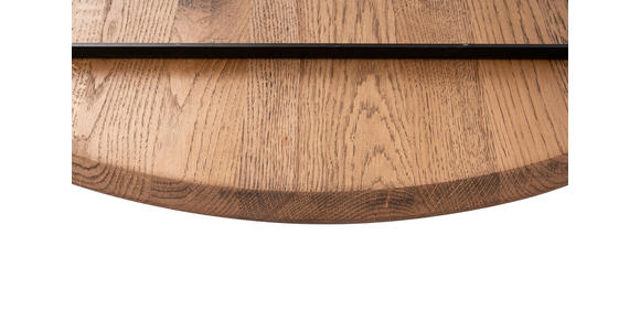 COUCHTISCH in Holz 120/70/40 cm - Eichefarben/Schwarz, Design, Holz/Metall (120/70/40cm) - Novel