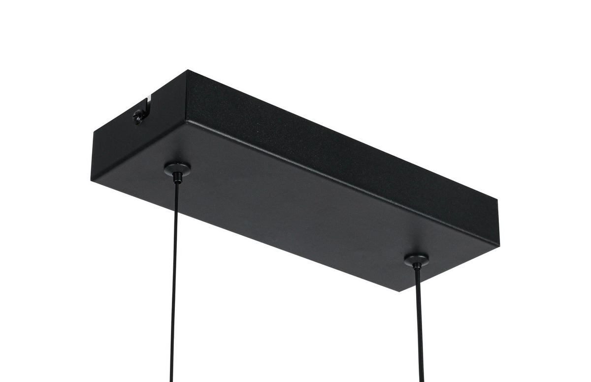 HÄNGELEUCHTE 100/8/120 cm   - Schwarz, Trend, Kunststoff/Metall (100/8/120cm) - Collet's Monde