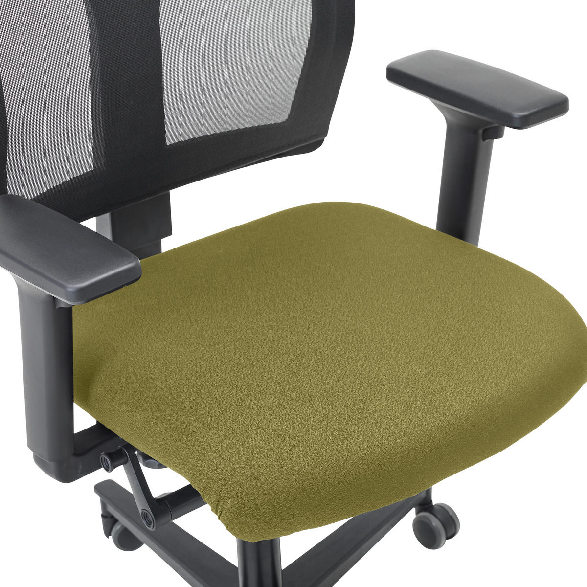 DREHSTUHL Gelb  - Gelb/Schwarz, KONVENTIONELL, Kunststoff/Textil (63/105/46cm) - Dieter Knoll