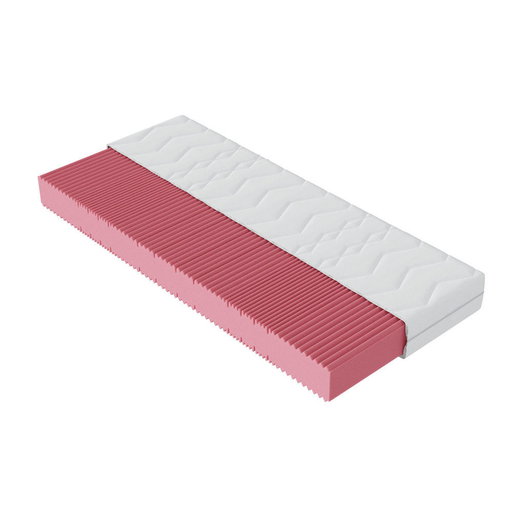 Thumbnail - Boxxx Kaltschaummatratze, Weiß, Textil, H2, rechteckig, 80x190 cm, Oeko-Tex® Standard 100, für Hausstauballergiker geeig...