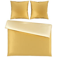 WENDEBETTWÄSCHE Satin 200/200 cm  - Gelb, Basics, Textil (200/200cm) - Bio:Vio