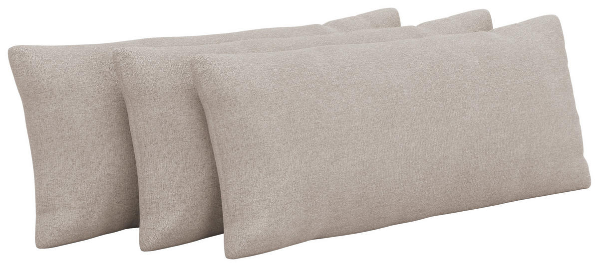 NIERENKISSEN  - Greige, KONVENTIONELL, Textil (65/25cm) - Sit & More