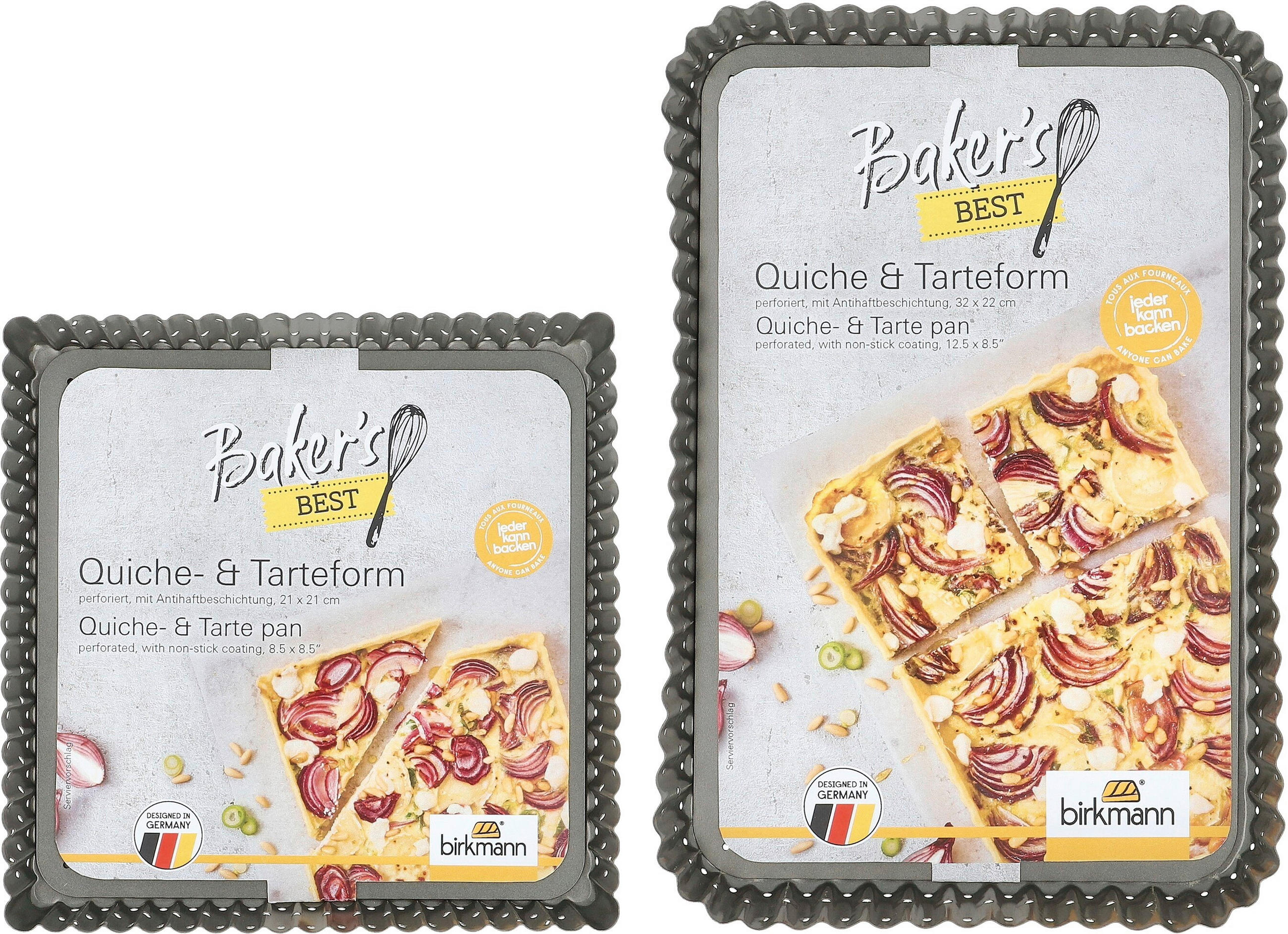 BACKFORMENSET Baker's Best  - Silberfarben, KONVENTIONELL, Metall - Birkmann