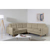 ECKSOFA Noret Taupe  - Taupe/Buchefarben, Design, Holz/Textil (242/242cm) - MID.YOU