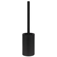 WC-BÜRSTENHALTER - Schwarz, KONVENTIONELL, Keramik (10,5/20cm) - Spirella