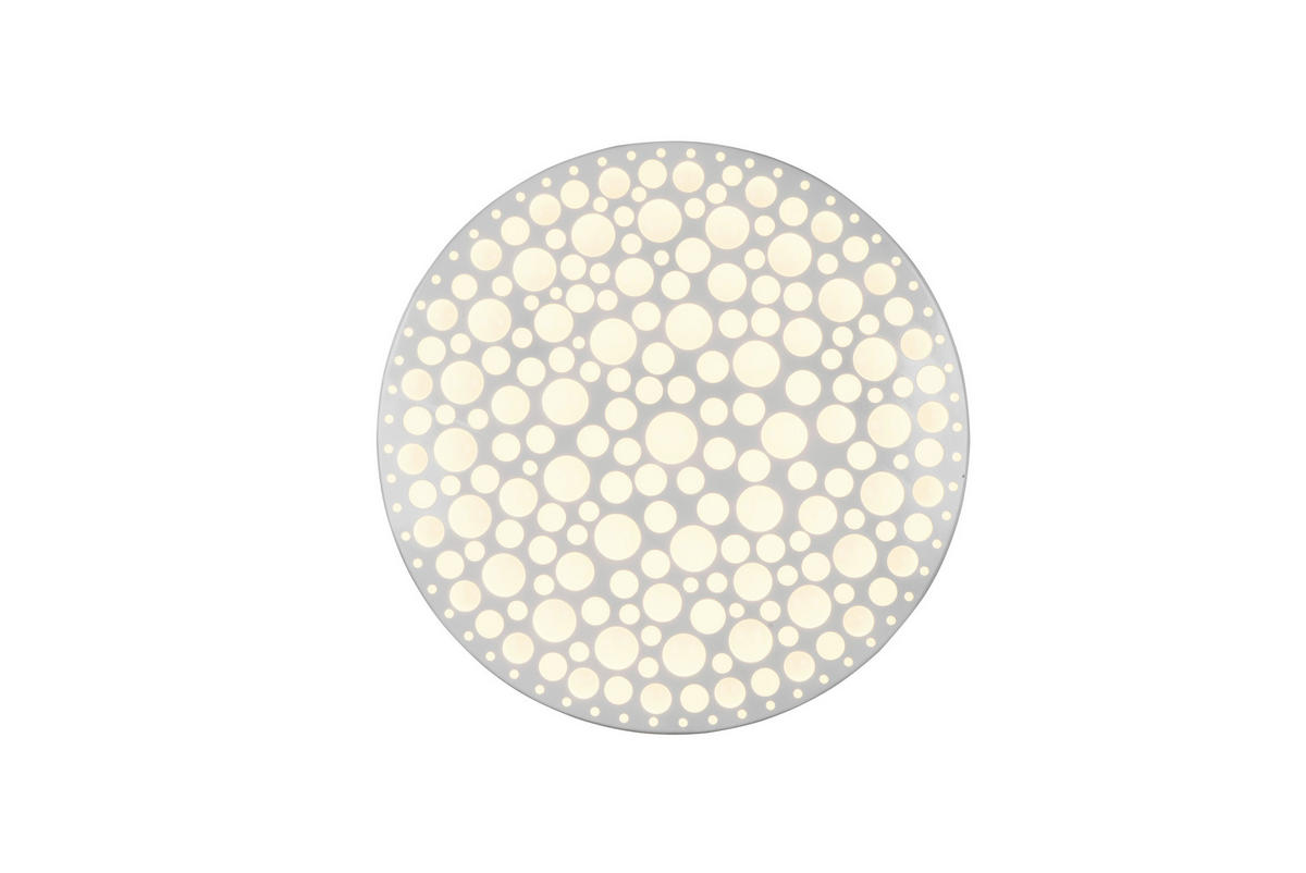 LED-TAKLAMPA Chizu 40,5/9 cm  - vit, Basics, plast (40,5/9cm)