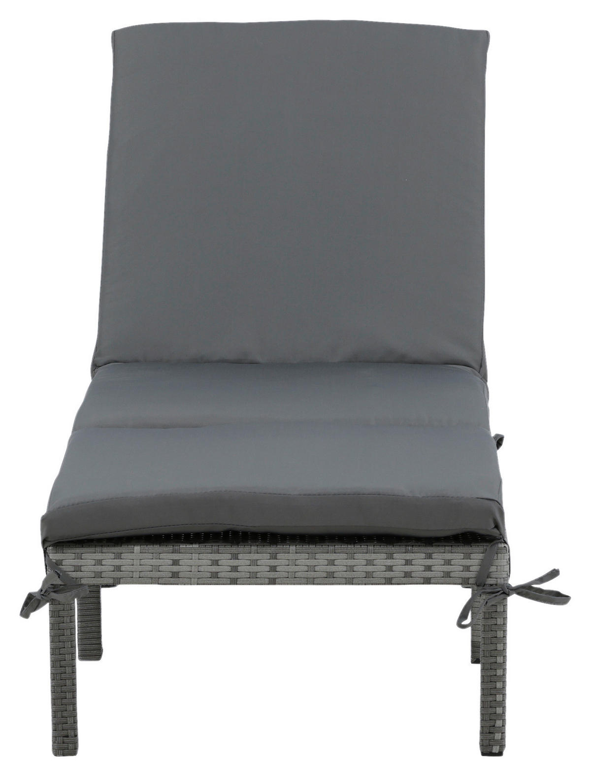 SONNENLIEGE 59/84/198 cm  - Grau, KONVENTIONELL, Kunststoff/Textil (59/84/198cm) - Gardenson