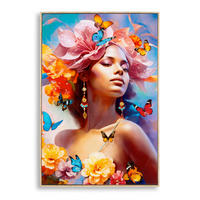 LEINWANDBILD Frauen  - Goldfarben, Basics, Holz/Kunststoff (62/92/4cm)
