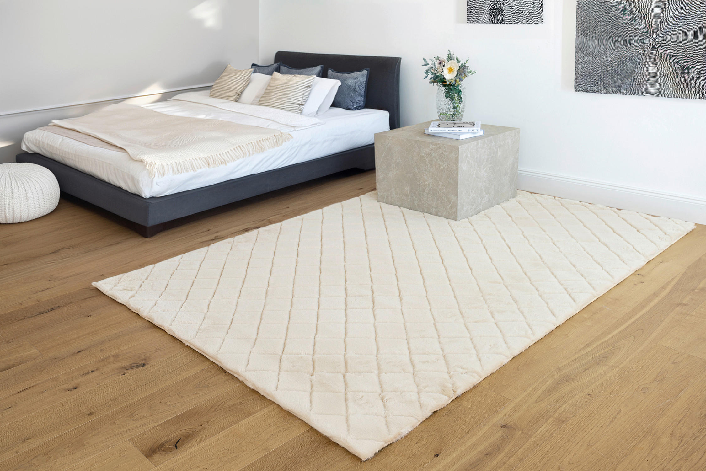 HOCHFLORTEPPICH 200/290 cm Creme  - Creme, Basics, Textil (200/290cm) - Novel