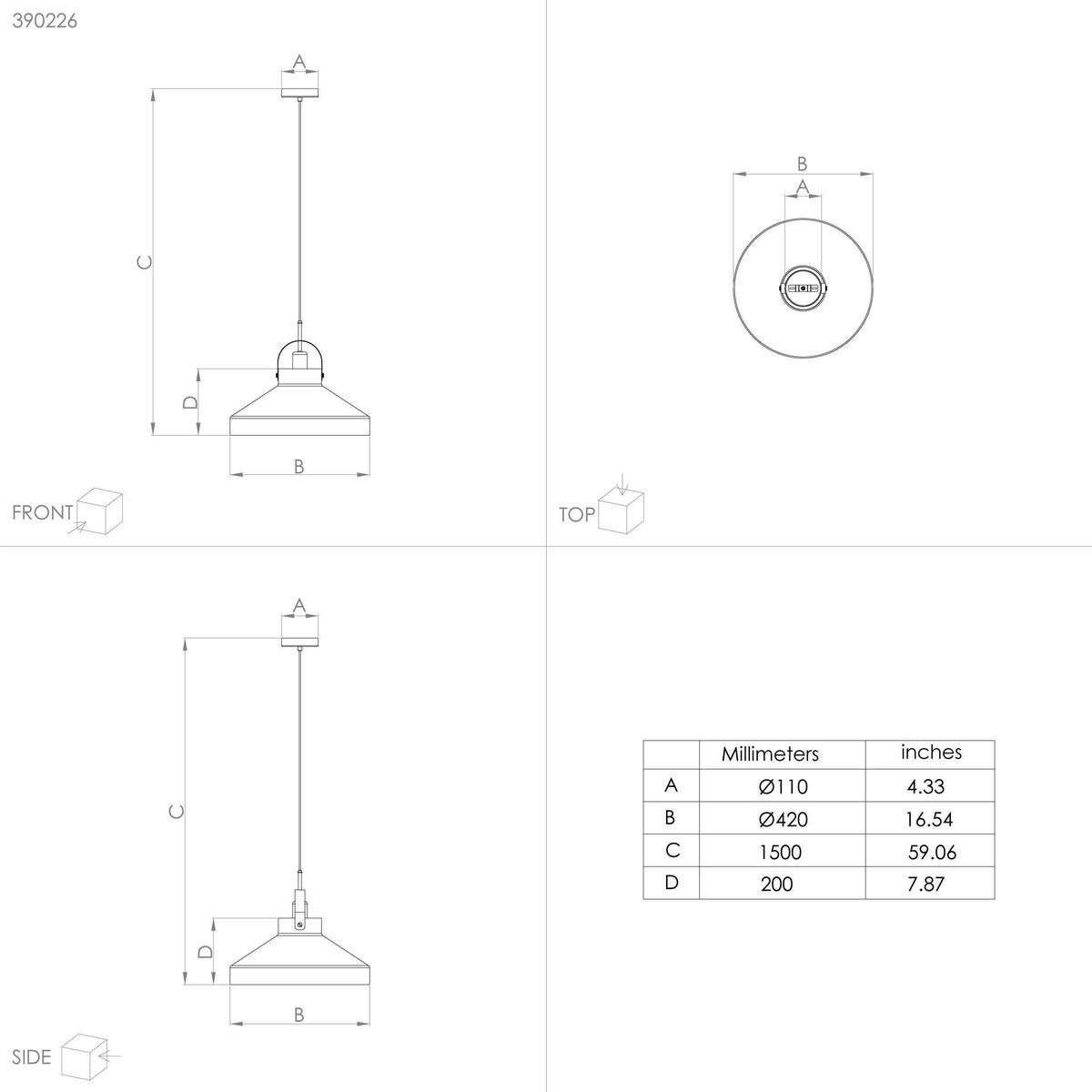 HÄNGELEUCHTE 42/150 cm  - Messingfarben/Grau, KONVENTIONELL, Metall (42/150cm) - Eglo