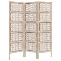 SKÄRMVÄGG  i trä, trämaterial  vit  - vit, Trend, trämaterial/trä (150/180cm) - Ambia Home