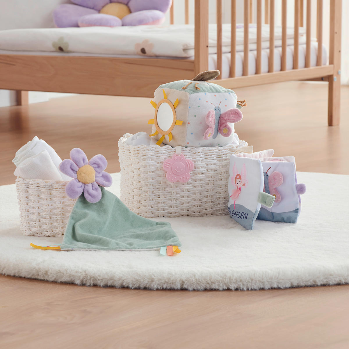 SOFTWÜRFEL Feen Garden  - Multicolor, Trend, Textil (12/12cm) - Patinio