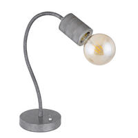 STOLNÍ LAMPA, E27, 26/14/59 cm - barvy stříbra, Basics, kov (26/14/59cm) - Globo