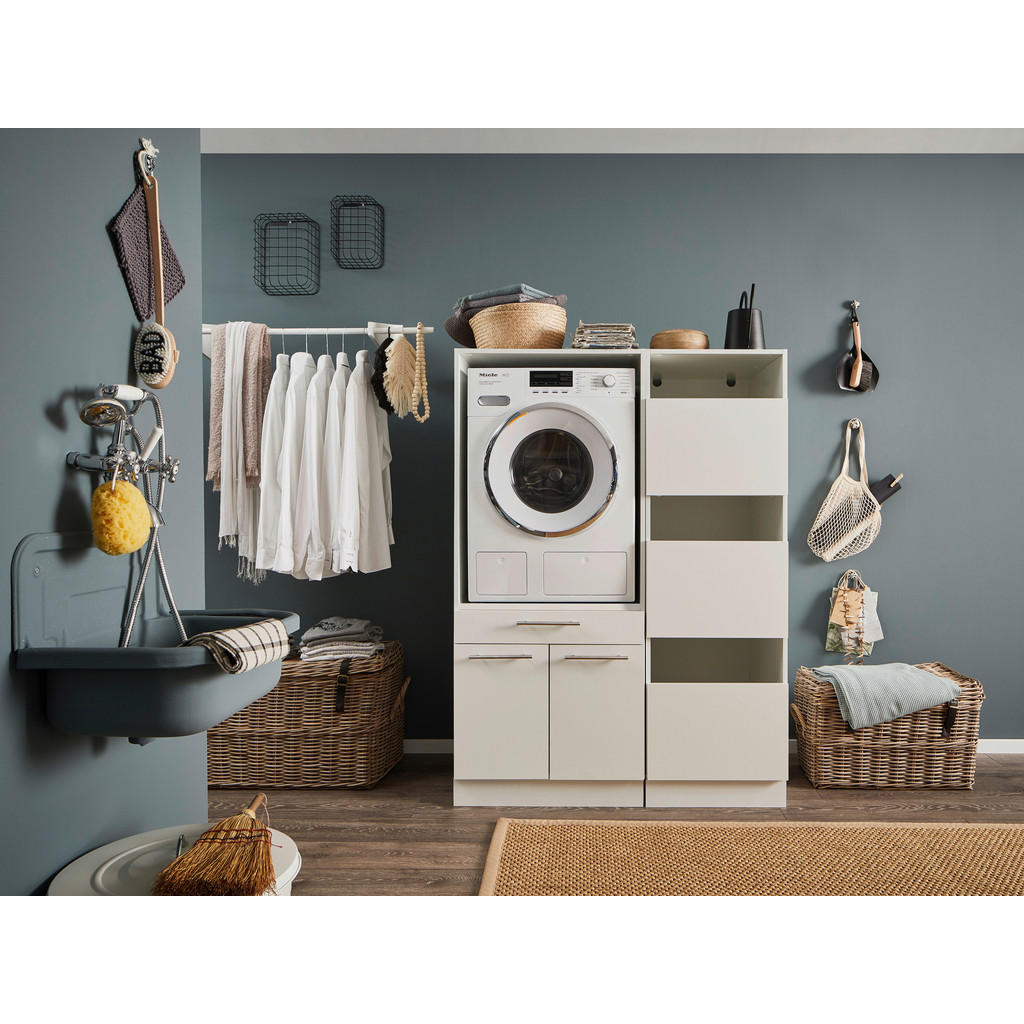 Thumbnail - Xxxl Hauswirtschaftsraum Laundreezy, Weiß, Holzwerkstoff, 1 Schubladen, 167.5x162x67.5 cm, Waschküche, Hauswirtschaftsra...