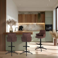 BARPALL i brun  - brun/svart, Modern, metall/textil (55/93/56cm) - MID.YOU