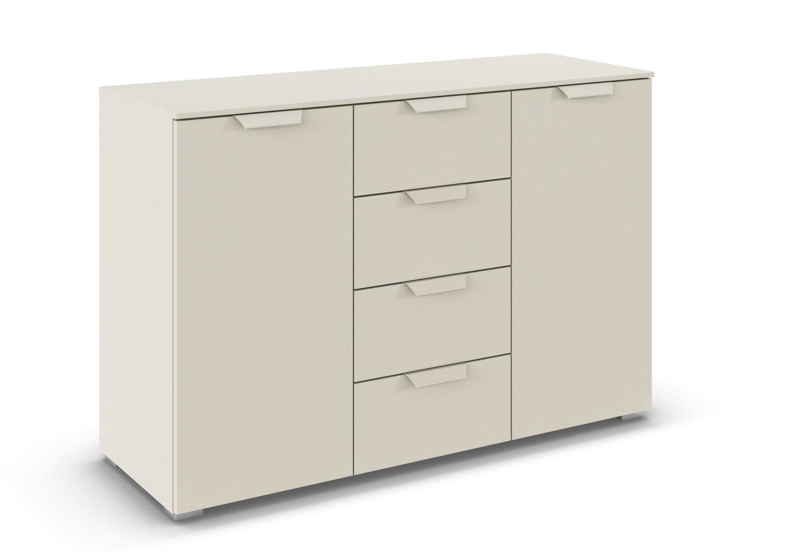 KOMMODE  in 120/81/42 cm  - Champagner, Design, Holzwerkstoff/Metall (120/81/42cm) - Carryhome