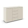 KOMMODE  in 120/81/42 cm  - Champagner, Design, Holzwerkstoff/Metall (120/81/42cm) - Carryhome