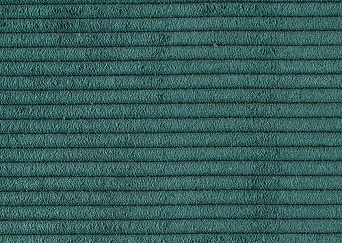 RELAXLIEGE in Cord Grün  - Schwarz/Grün, Design, Textil/Metall (80/54-113/158-198cm) - Pure Home Lifestyle
