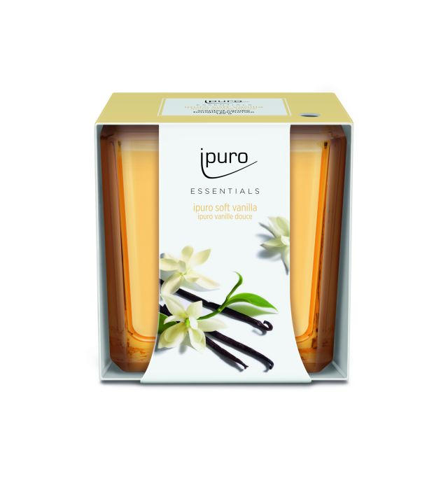 LUMÂNARE PARFUMATĂ - Basics, sticlă (6,9/6,9/6,9cm) - Ipuro