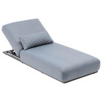 SONNENLIEGE 90/33/213 cm  - Anthrazit/Silberfarben, Basics, Kunststoff/Textil (90/33/213cm) - Kettler