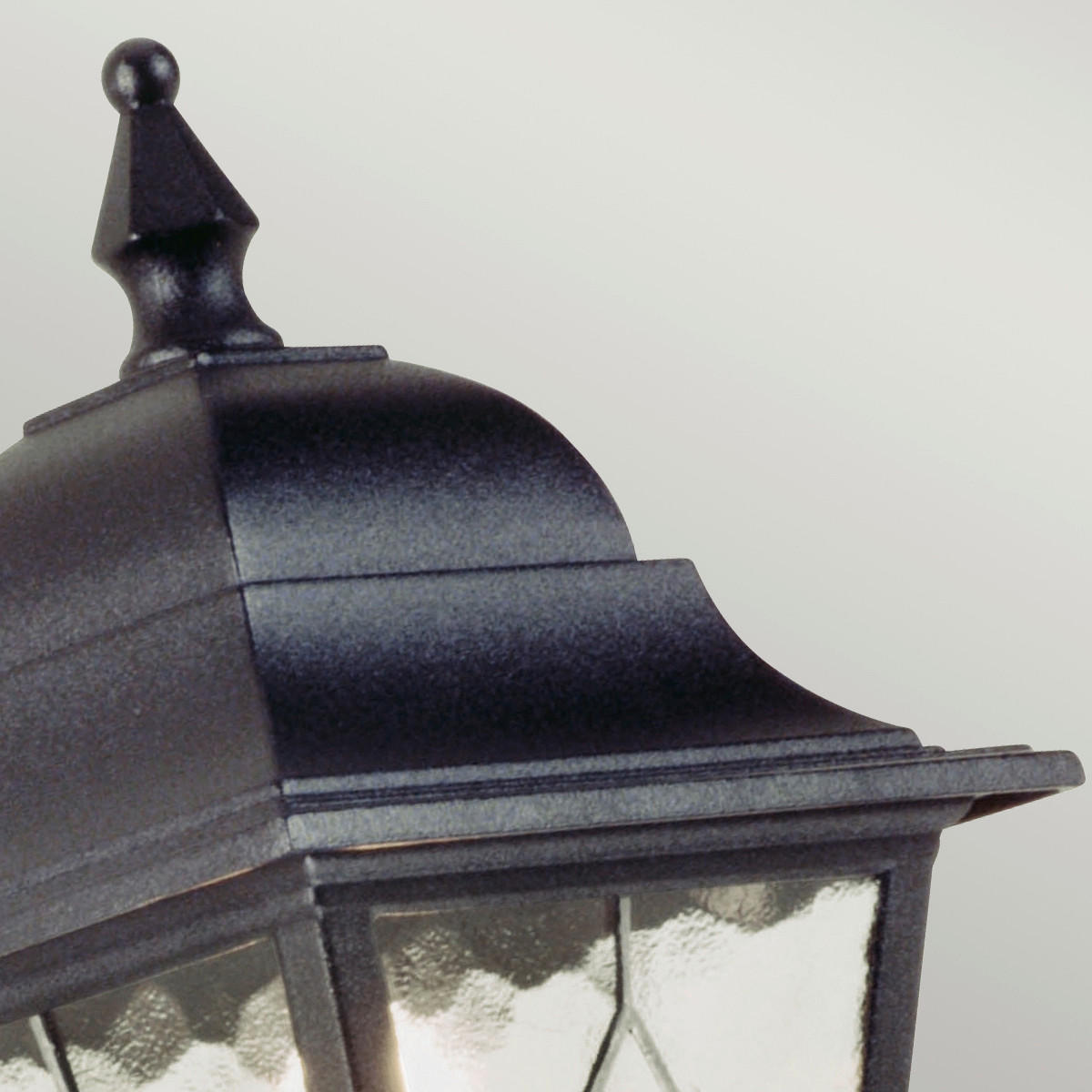 VÄGGLAMPA FÖR UTOMHUS - svart, Basics, metall/glas (18.4/45cm) - Elstead Lighting