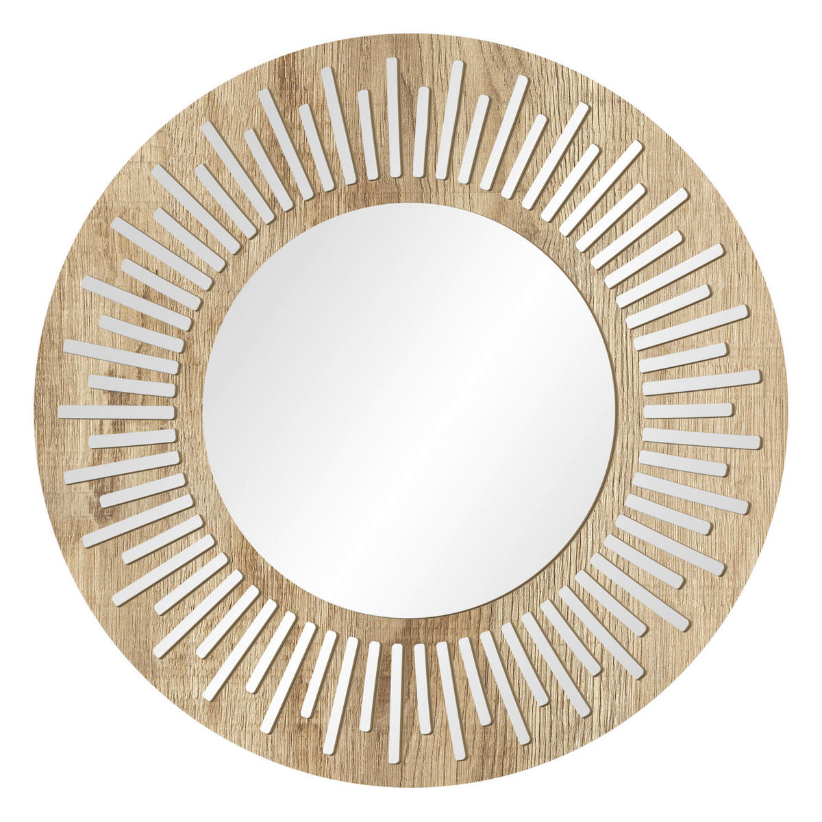 DEKOSPIEGEL  - Eichefarben, Basics, Glas/Holz (50cm)