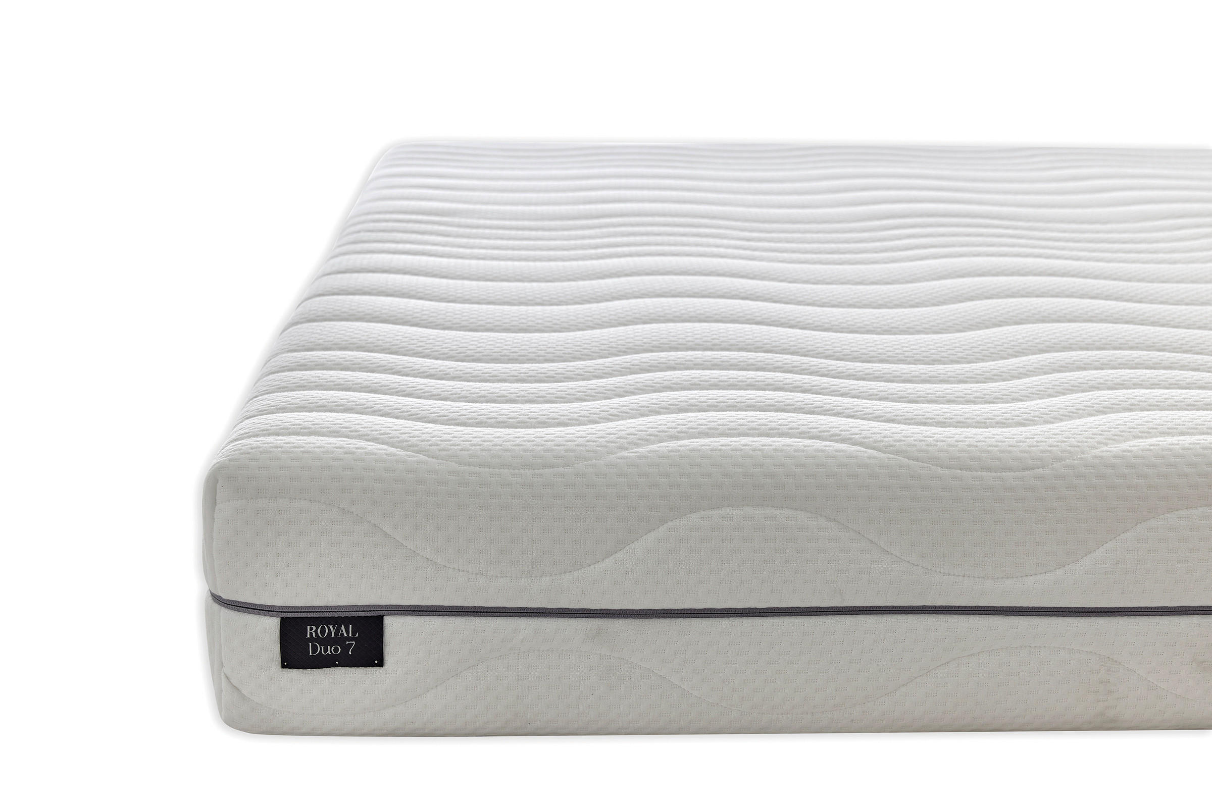KOMFORTSCHAUMMATRATZE ROYAL COMFORT 7 200/200 cm Höhe ca. 22 cm  - Weiß, Basics, Textil (200/200cm) - Yatas