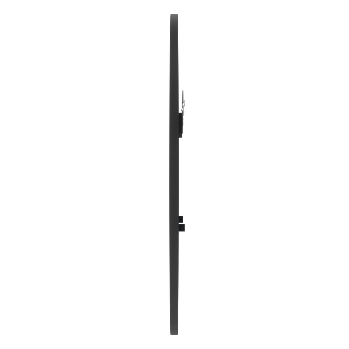 WANDSPIEGEL 94/94/3 cm    in rund  - Schwarz, KONVENTIONELL, Glas/Kunststoff (94/94/3cm) - Umbra