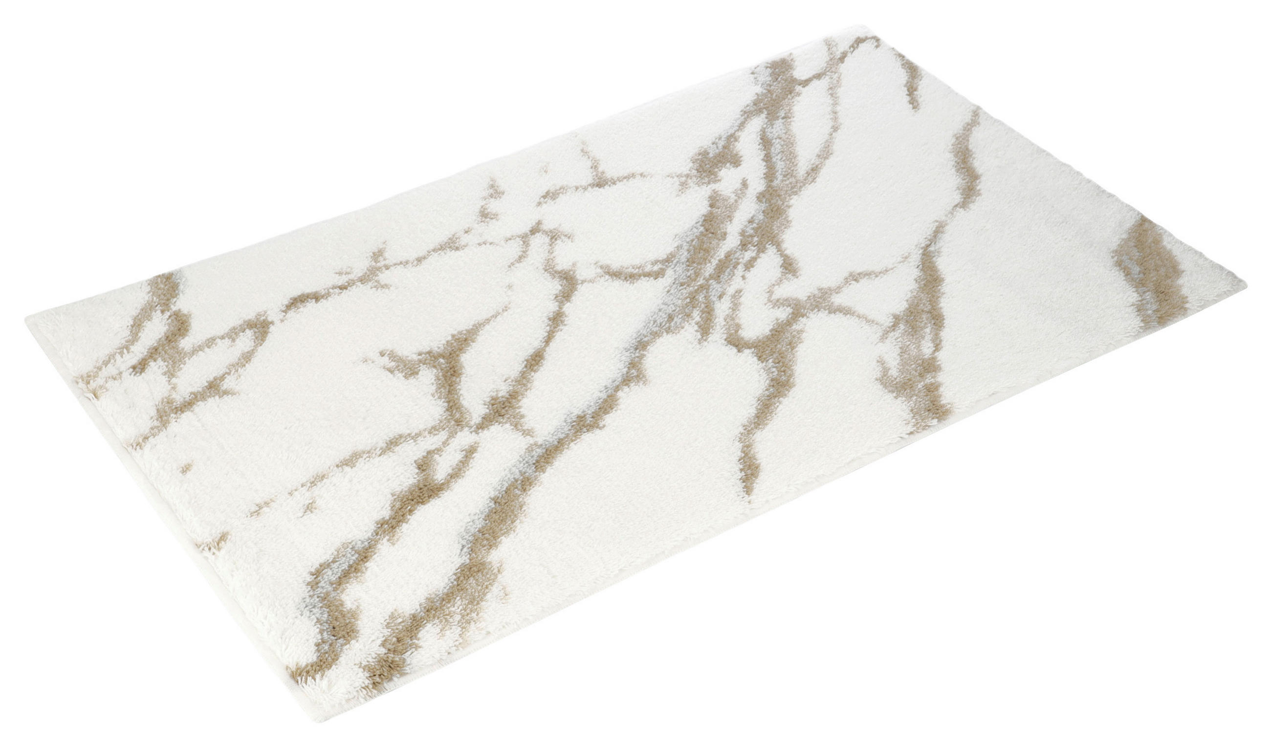 KOPALNIŠKA PREPROGA MARBLE rjava 60/100 cm - rjava, Basics, tekstil (60/100cm) - Vossen