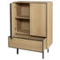 HIGHBOARD 90/135/45 cm - Eichefarben/Schwarz, Design, Holz/Metall (90/135/45cm) - Lomoco HIGHBOARD 90/135/45 cm - Eichefarben/Schwarz, Design, Holz/Metall (90/135/45cm) - Lomoco