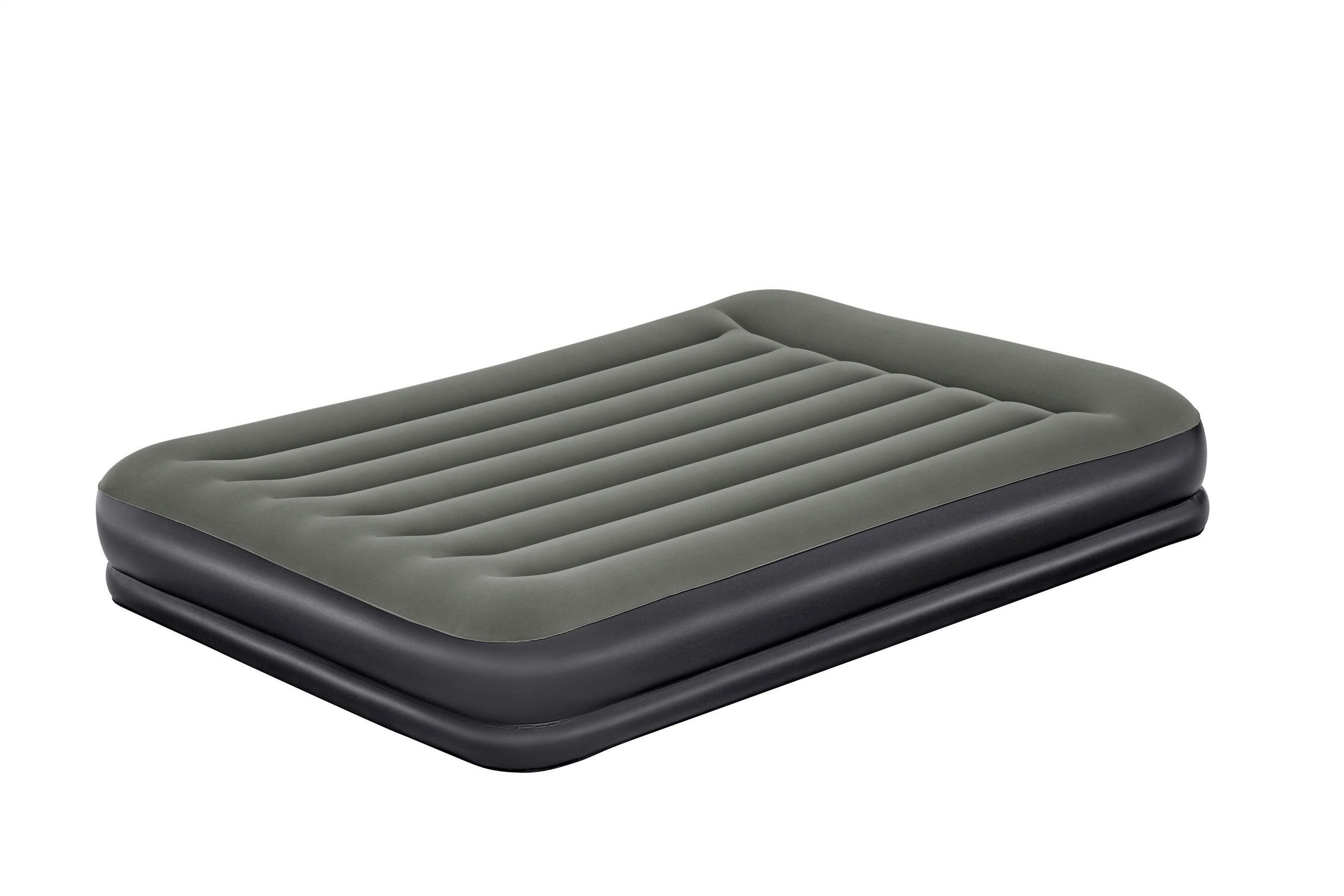 LUFTBETT   203/152/36 cm Schwarz, Dunkelgrau  - Dunkelgrau/Schwarz, KONVENTIONELL, Kunststoff (203/152/36cm) - Bestway