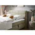 BOXSPRINGBETT 200/200 cm  in Hellgrün  - Schwarz/Hellgrün, KONVENTIONELL, Textil/Metall (200/200cm) - Dieter Knoll