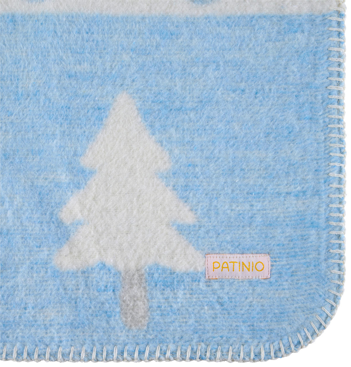 HEBKÁ DEKA - modrá/krémová, Trend, textil (75/100cm) - Patinio