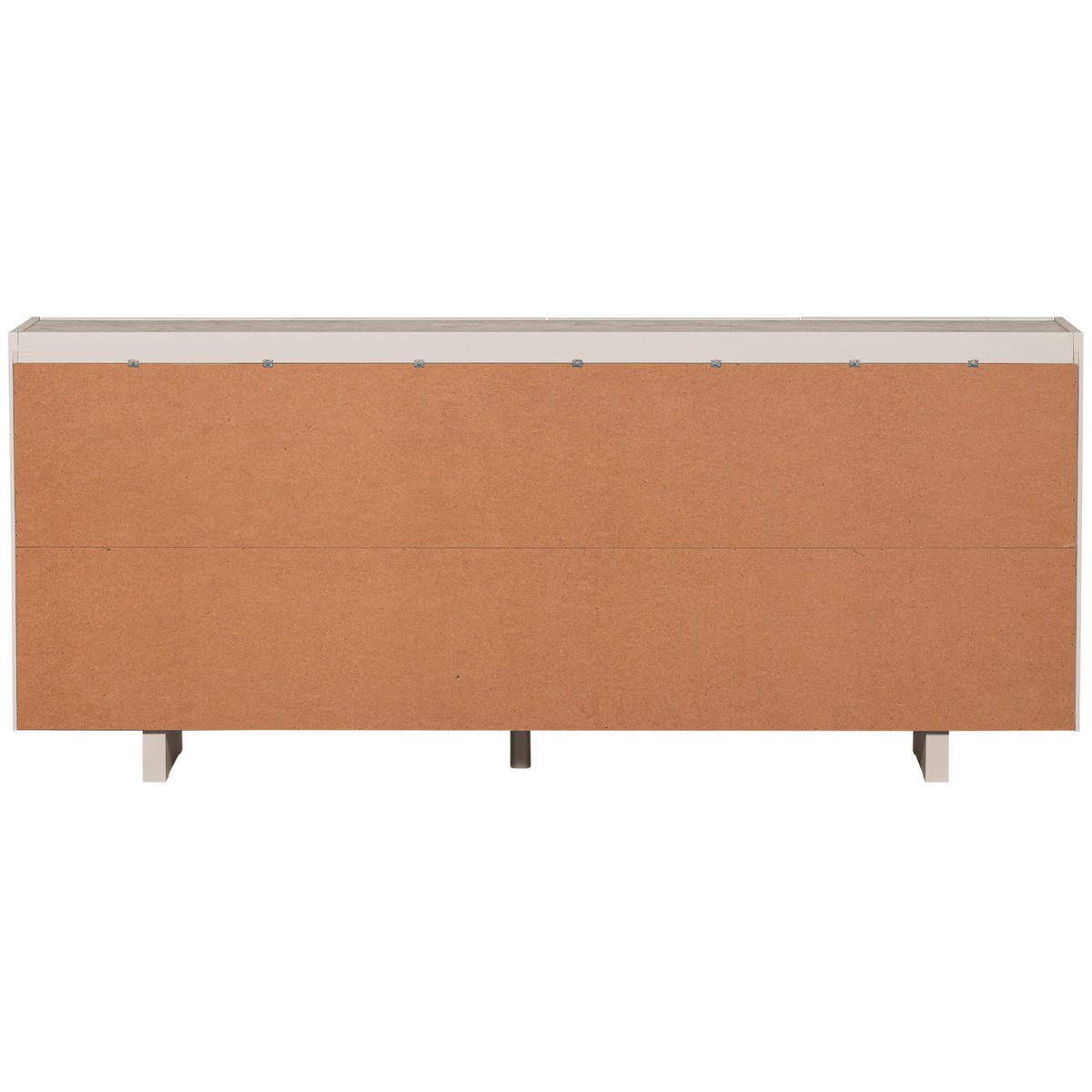 SIDEBOARD Basu  in 200/85/46 cm  - Grauweiß, Design, Holz (200/85/46cm) - Livetastic
