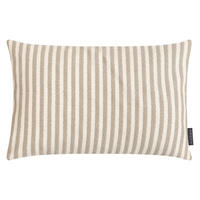 OUTDOOR-KISSENHÜLLE  Streifen  - Beige/Cappuccino, Basics, Textil (40/60cm)