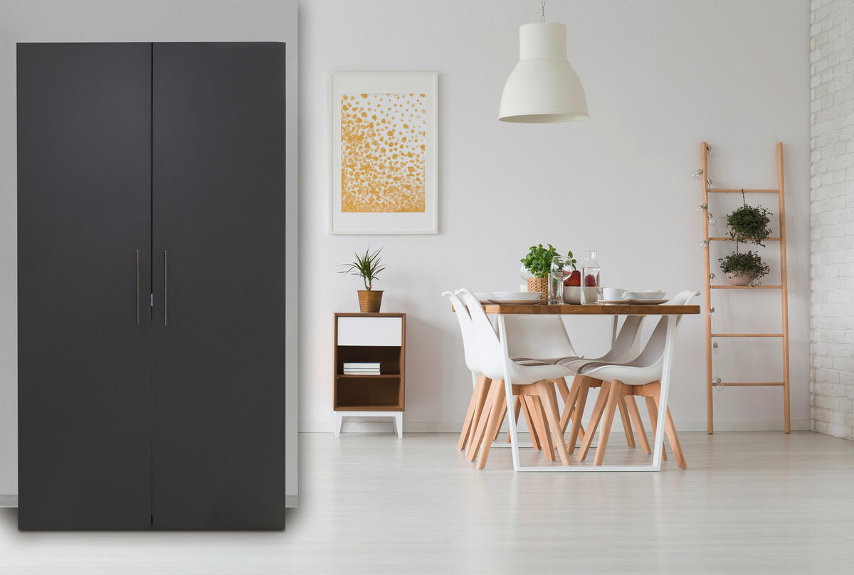 SCHRANKKÜCHE  104/193/67 cm  in Eichefarben  - Edelstahlfarben/Eichefarben, MODERN, Holzwerkstoff/Metall (104/193/67cm) - Respekta