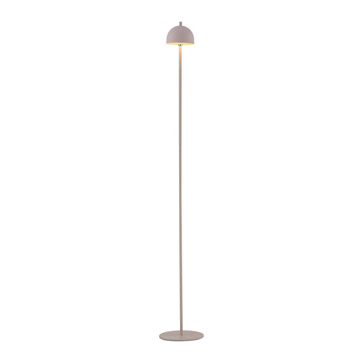 AKKU-STEHLEUCHTE 18/18/126 cm    - Sandfarben, Design, Kunststoff/Metall (18/18/126cm) - Schöner Wohnen