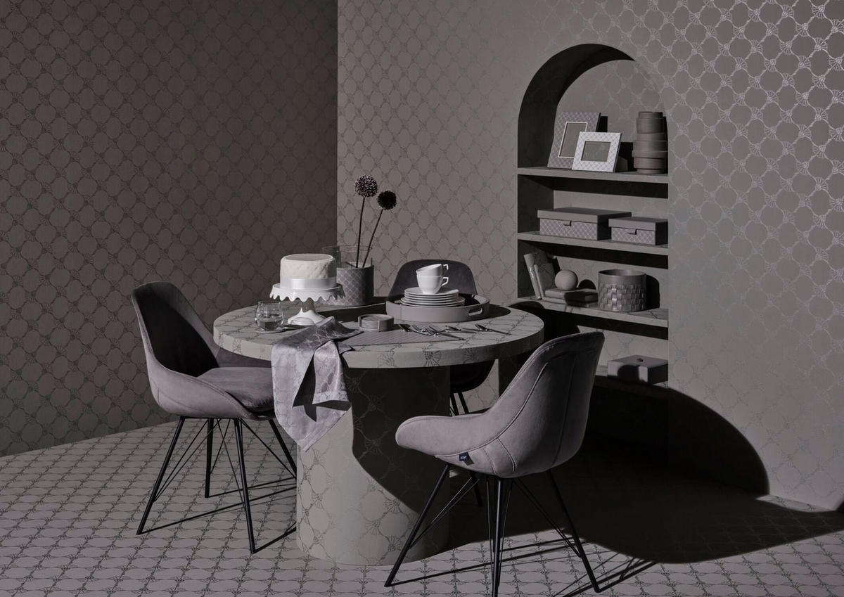 DEKOTABLETT - Weiß/Grau, Design, Kunststoff (36/5,5cm) - Joop!