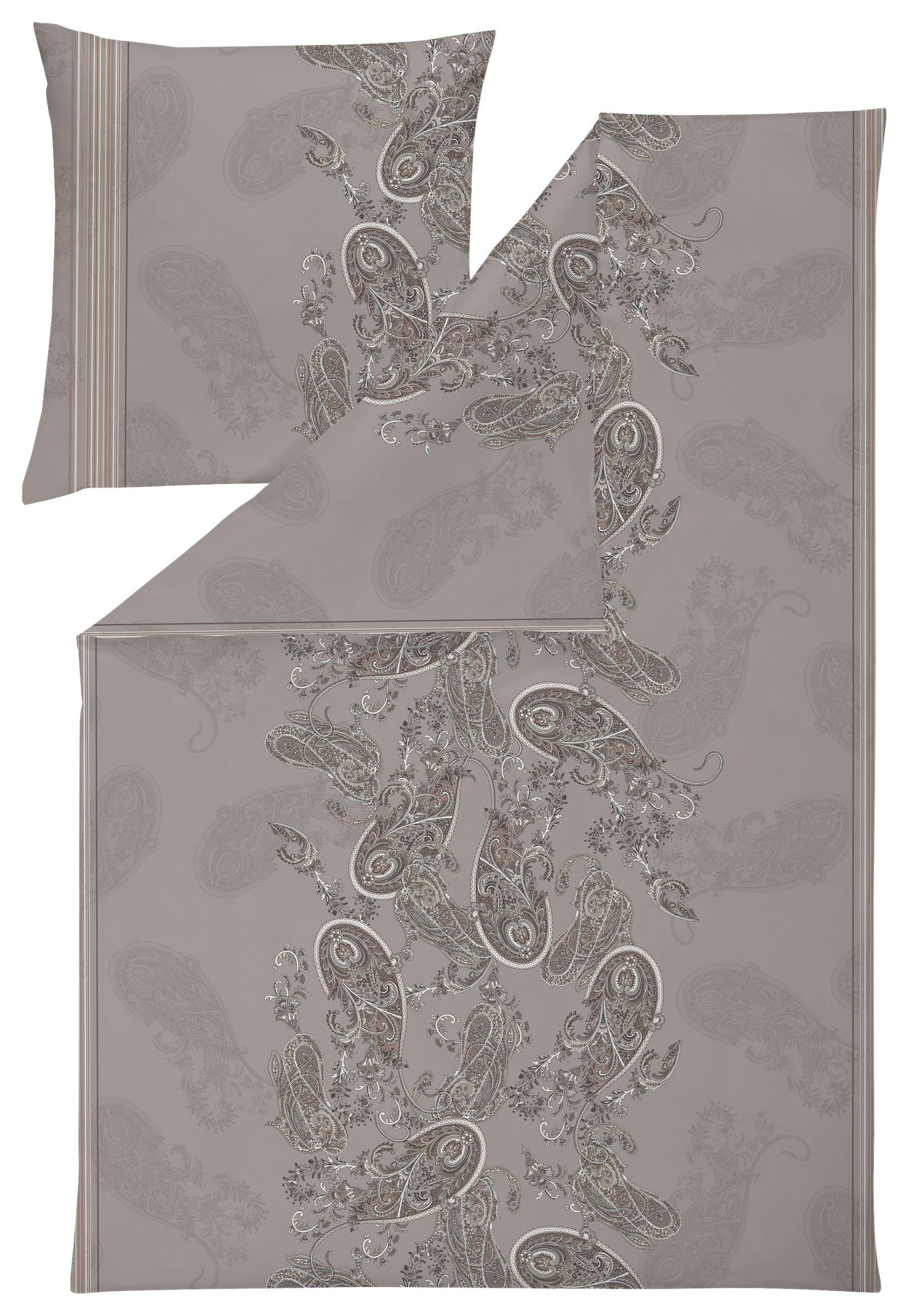 BETTWÄSCHE RAYA Interlock-Jersey 135/200 cm  - Taupe, Design, Textil (135/200cm) - Estella