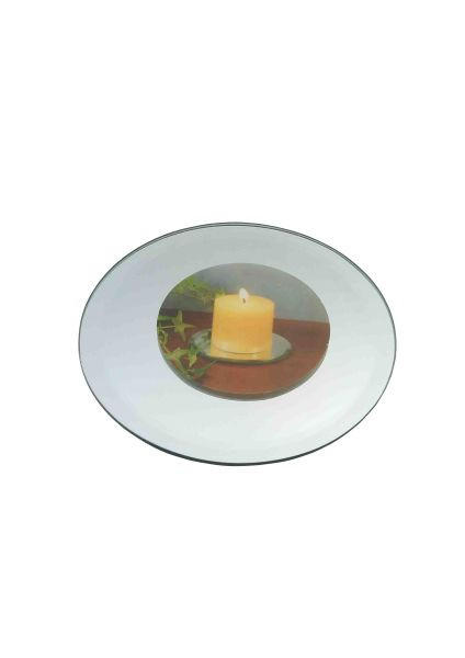 Ambia Home MISKA NA SVÍČKY, plast, sklo