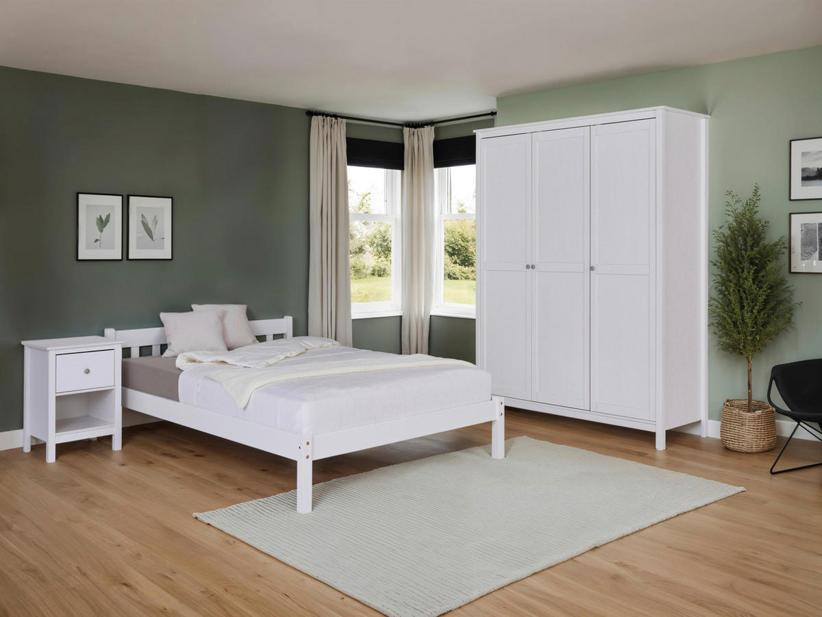 EINZELZIMMER Weiß  - Weiß, MODERN, Holz - MID.YOU