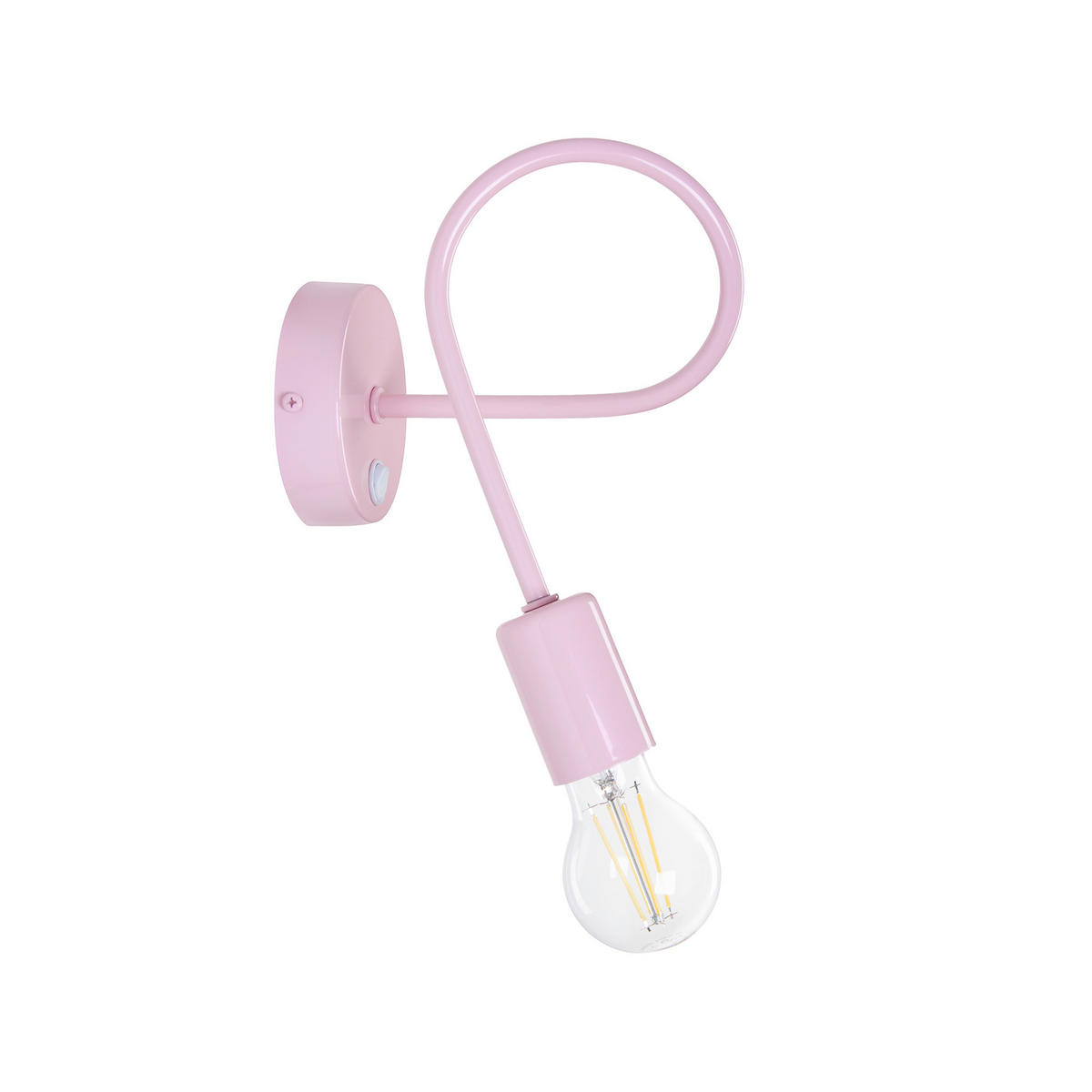 KINDERWANDLEUCHTE Oxford 20/20/24 cm  - Hellrosa, Design, Metall (20/20/24cm)