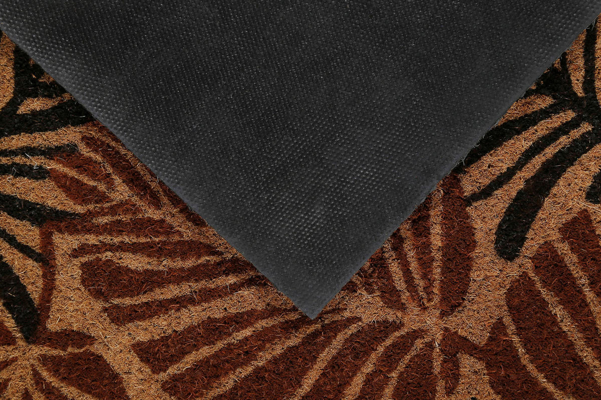 FUßMATTE 40/60 cm Jungle Mat  - Hellbraun/Rostfarben, KONVENTIONELL, Kunststoff/Textil (40/60cm) - WECON HOME