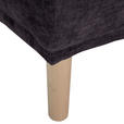 HOCKER Flachgewebe Dunkelgrau  - Dunkelgrau, KONVENTIONELL, Holz/Textil (88/49/62cm) - Carryhome
