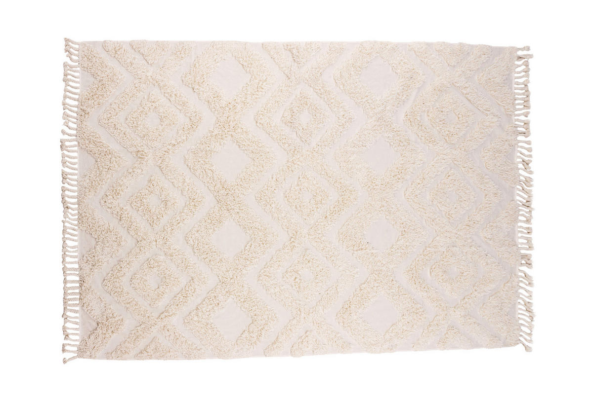 HOCHFLORTEPPICH 250/350 cm Weiß  - Weiß, LIFESTYLE, Textil (250/350cm) - P & B