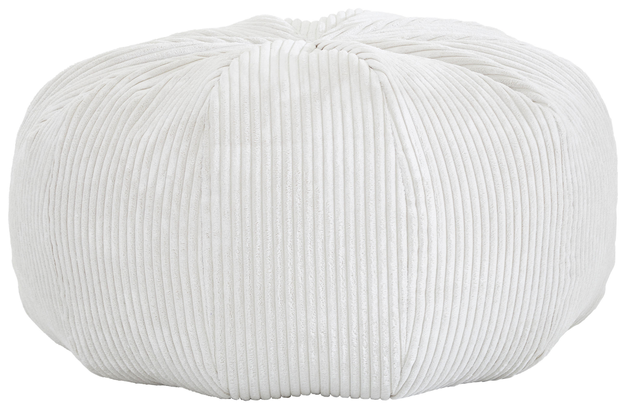 POUF Cord 60/30/60 cm  - Naturfarben, Design, Textil (60/30/60cm) - Carryhome