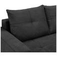 ECKSOFA  in Webstoff Dunkelgrau  - Dunkelgrau/Schwarz, KONVENTIONELL, Textil/Metall (292/192cm) - Carryhome